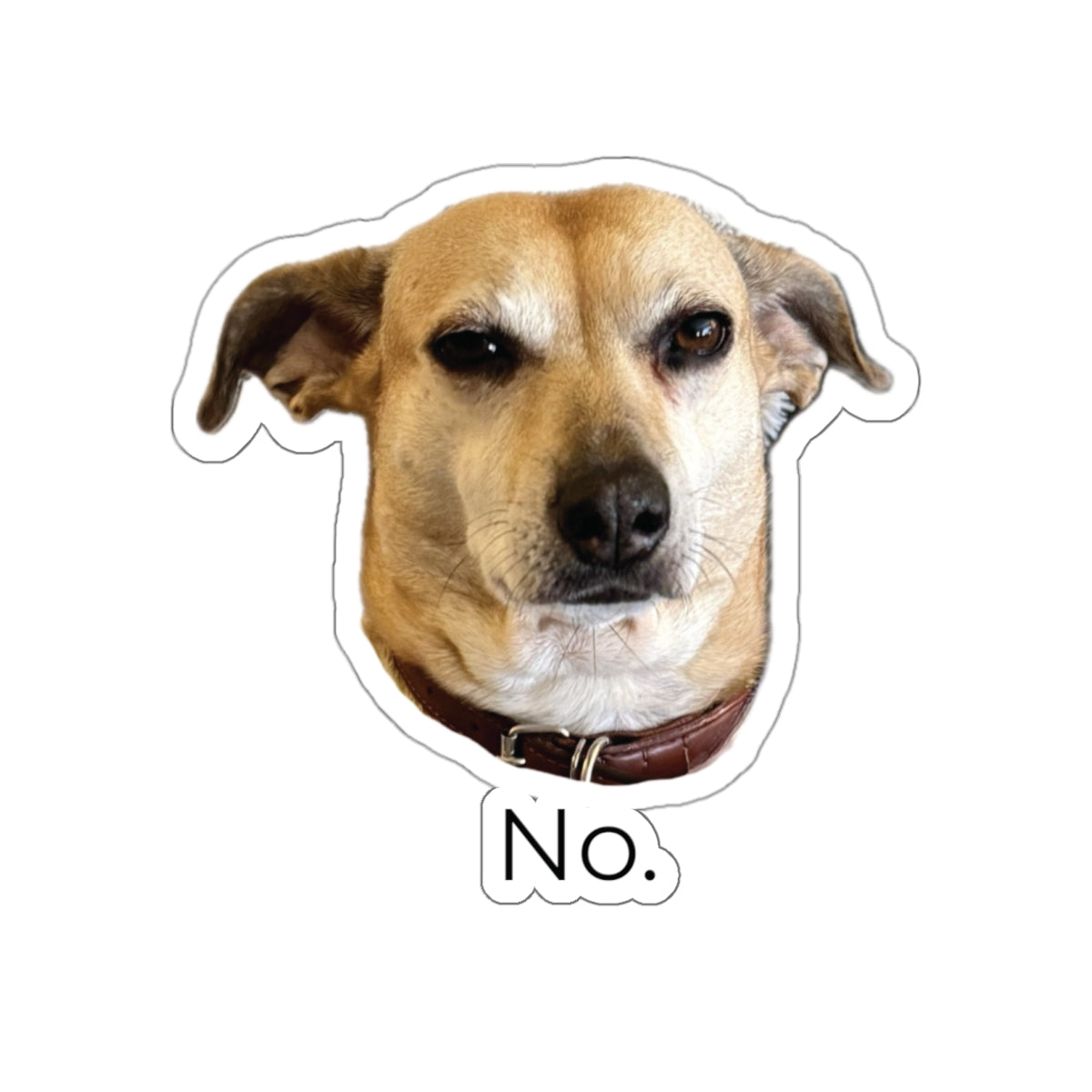 Frances “No.” Die-Cut Sticker