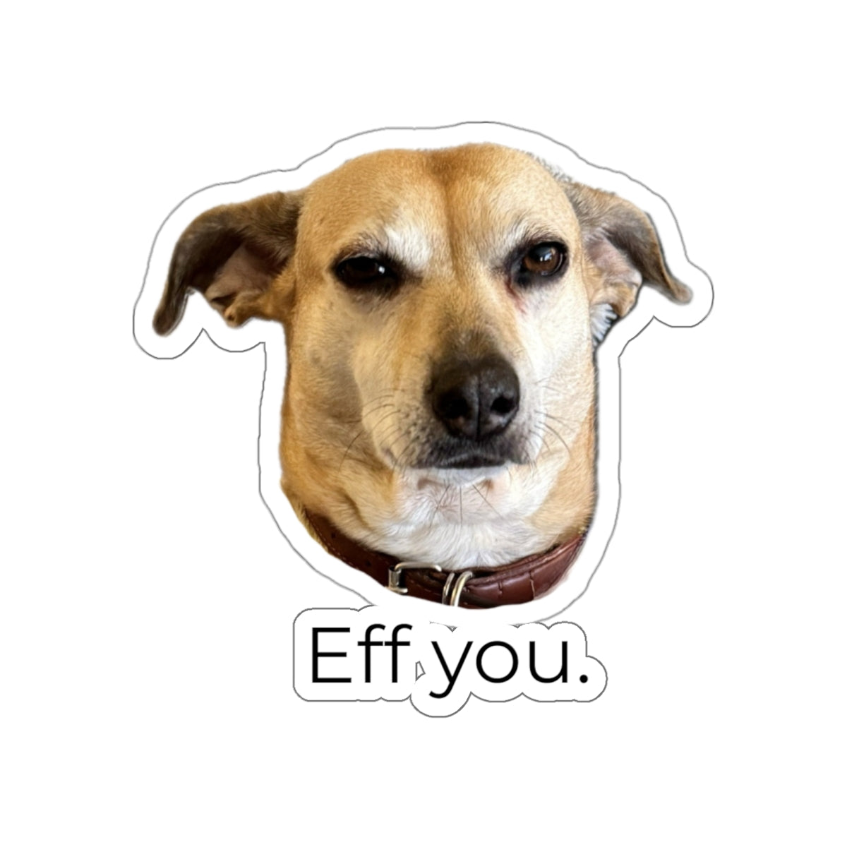 Frances "Eff You." Die-Cut Sticker